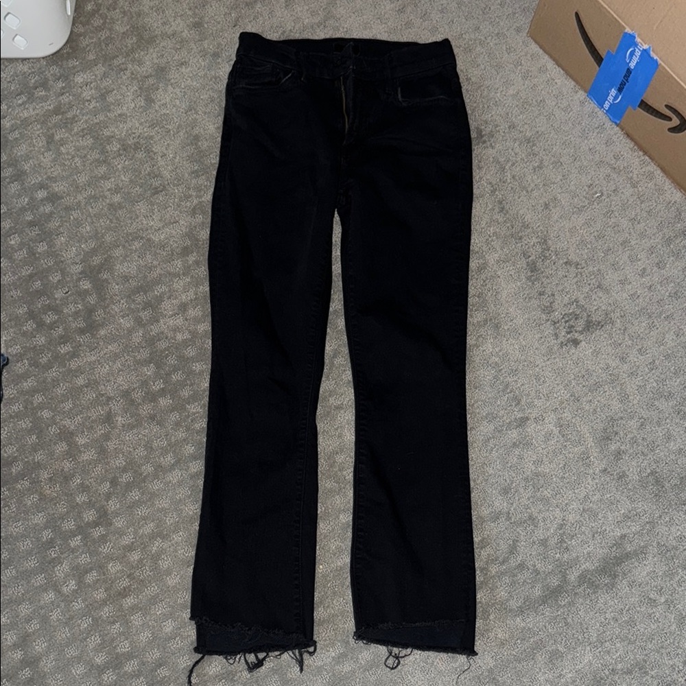 MOTHER Black Jeans